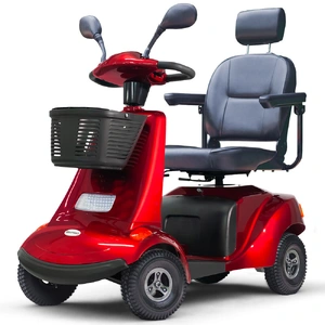 LeisureCruise Extra Large-Sized, High Power, 182kg Capacity Mobility Scooter - Red