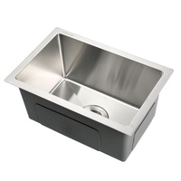 Kitchen Stainless Steel Sink 450mm x 300mm (Silver) AMR-KS-104-LH