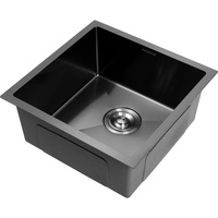 Kitchen Stainless Steel Sink 440mm x 440mm with Nano Coating (Silver Black) AMR-KS-101-LH
