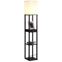 Frameless Floor Vintage Lamp Shelf 160CM (Black)