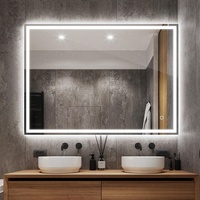 LED Mirror with Bluetooth Speaker 800mm Rectangle