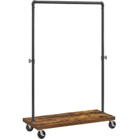 Clothes Rack Rustic Brown and Black HSR65BXV2