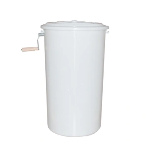 2 Frame Honey Extractor Plastic Two Manual Spinner Crank Honey Bee Beekeeping
