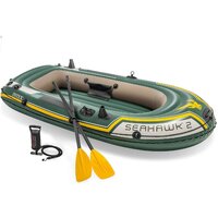 Seahawk 2 Person Inflatable Boat Fishing Boat Raft Set 68347NP