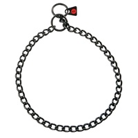 2.5mm Black Coated Stainless Steel Standard Round Links 45cm