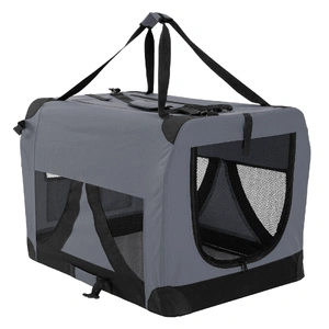 Portable Soft Dog Crate Crate Carrier XXXL GREY