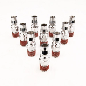 10X 1/4" Nitto Type Male Air Coupling Coupler Fitting Connector 4 x 1.5cm