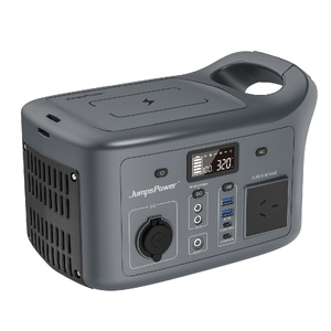 320W Portable Power Station Wireless Battery Charger 307Wh LED Light