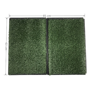 Indoor Dog Puppy Toilet Grass Potty Training Mat Loo Pad 85 x 63 cm