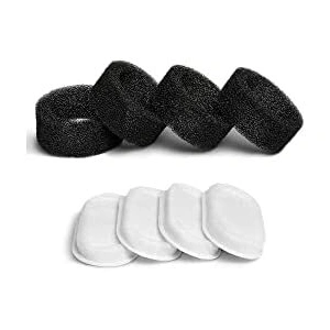 8 x Pet Dog Cat Fountain Filter Replacement Activated Carbon Exchange Filtration System Automatic Water Dispenser Compatible