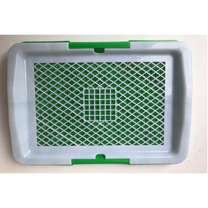 Small Portable Dog Potty Training Tray Pet Puppy Toilet Trays Loo Pad Mat 45x33 cm