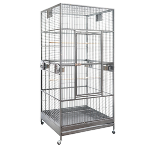 XXL 203cm Macaw Parrot Aviary Bird Cat Pet Cage On Wheels