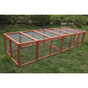 290 cm XL Chicken Coop Run Guinea Pig Cage Villa Extension Rabbit Hutch Cat Kitten House Pen