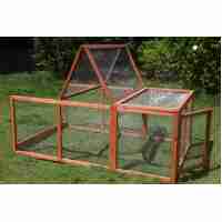 Large Chicken Coop Run Guinea Pig Cage Villa Extension Rabbit Hutch House Pen