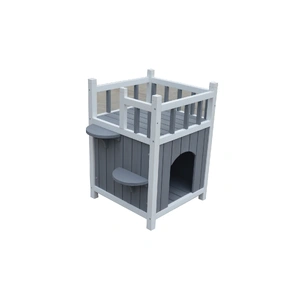 Cat Shelter Condo with Escape Door Rabbit Kitty House Cave