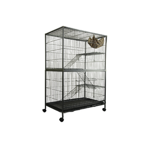 Pet 140cm 4 Level Bird Ferret Parrot Cage Aviary Cat Budgie Hamster Castor