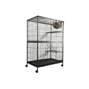 Pet 140cm 4 Level Bird Ferret Parrot Cage Aviary Cat Budgie Hamster Castor