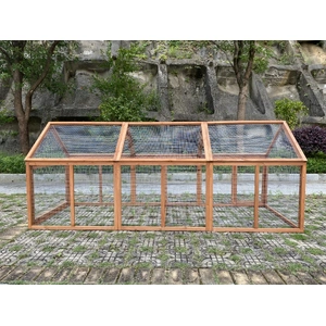 YES4PETS 250 CM Large Chicken Coop Cat Run Guinea Pig Cage Villa Extension Rabbit Hutch House Pen