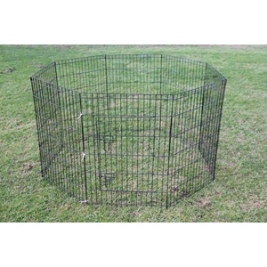 120 cm 8 Panel Pet Dog Playpen Exercise Chicken Cage Puppy Crate Enclosure Cat Fence