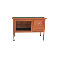 Large Single Wooden Pet Rabbit Hutch Guinea Pig Ferret Cage