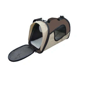 Small Pet Dog Cat Rabbit Guinea Pig Ferret Carrier Travel Bag-Brown