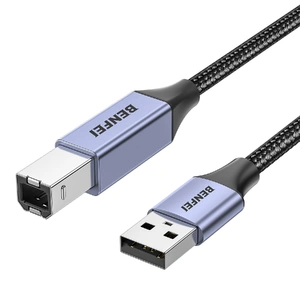 000406GY-2M USB Printer Cable, 6.6 FT/2 Meter USB A to USB B Cable