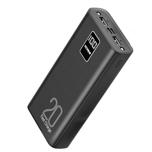 KIVEE PT23 20000mAh Power Bank with Digital Display Black