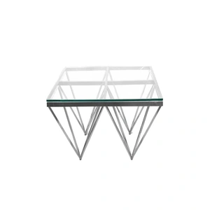 Thornaby Pinnacle Silver Side Table