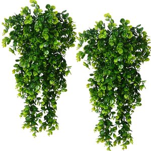 2 Pack 76cm Artificial Eucalyptus Plants Artificial Plants FauxHome Garden Window Office Wedding Decoration