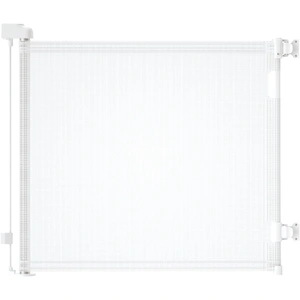 Retractable 1.5M Doorways Hallways Stairs Baby Gate Dog Pet Gate Indoor Outdoor Safety Gates White