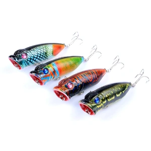 4X 6.5cm Popper Poppers Fishing Lure Lures Surface Tackle Saltwater
