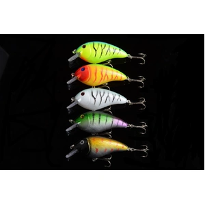 5x 8.5cm Popper Crank Bait Fishing Lure Lures Surface Tackle Saltwater