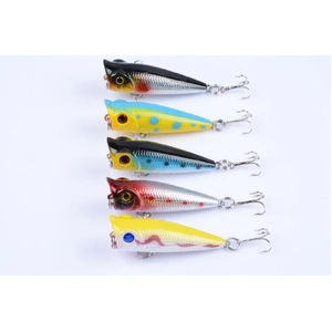 5X 5cm Popper Poppers Fishing Lure Lures Surface Tackle Fresh Saltwater