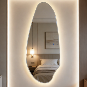 Jewel Irregular LED Wall Mirror ‚Äì Backlit Statement Mirror