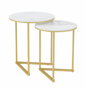 Nala Gold Nested Side Table Set