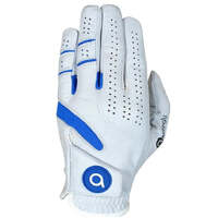 Power Touch Cabretta Leather Golf Glove for Men - White (M)