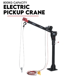 800kg Electric Hoist Winch Crane 12V Swivel Car Truck UTE Lift 360¬∞ Pick up