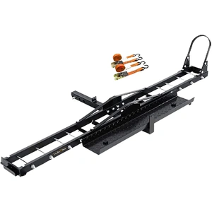 Motorcycle Motorbike Carrier Rack 2" Towbar Arm Rack Dirt Bike Ramp Steel