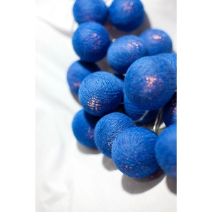 20 Ball Dark Blue 3m String Light Battery Box 5cm Cotton Ball  Christmas Birthday Boy Special Occasion Decoration