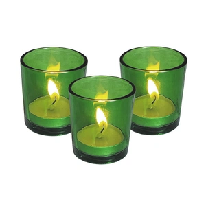 10 Pack Green Glass Votive Candle Holders Table Centreoieces Xmas Wedding Anniversary Event Recption Party Function or Home Decor