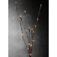 LED Light Bunch Stem - Warm White BATTERY fairy lights - 50cm high 20 bulbs/petals