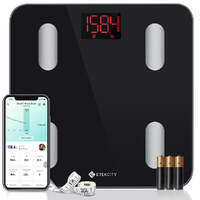 Smart WiFi Scale for Body Weight - Black