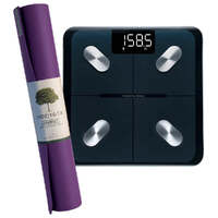 Harmony Mat - Purple & Etekcity Scale for Body Weight and Fat Percentage - Black Bundle