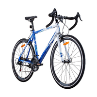 700C Road Bike TEMPO1.0 Shimano 21 Speed Racing Bicycle 59cm Blue/White