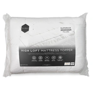 2000GSM STANDARD MICROFIBRE MATTRESS TOPPER - QUEEN