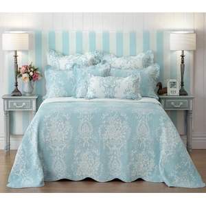Bianca Florence Grey Bedspread Set Queen