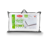 Easyrest Side Sleeper High Profile Luxury Memory Foam Pillow 65 x 40 + 12cm BONUS removable Cover