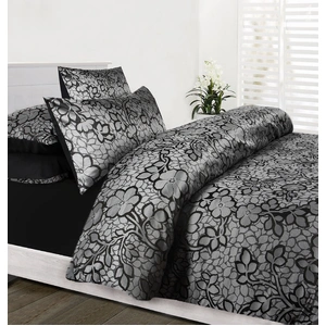 Accessorize EMMA Quilt Cover Set Black Double