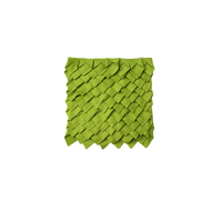 Leaf Green Pleats
