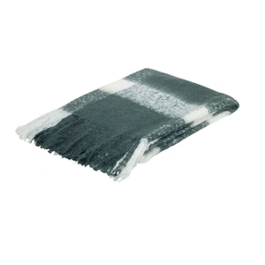 Charcoal and White